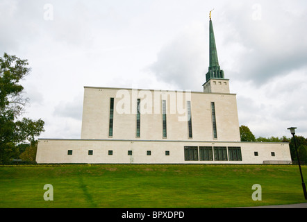 Der Heiligen der letzten Tage London Tempel Mormonenkirche Newchapel Surrey England Stockfoto