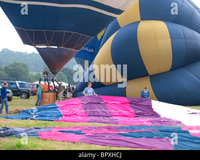 Der 2010 Westcountry Balloon Fiesta, Tavistock, Devon. Stockfoto