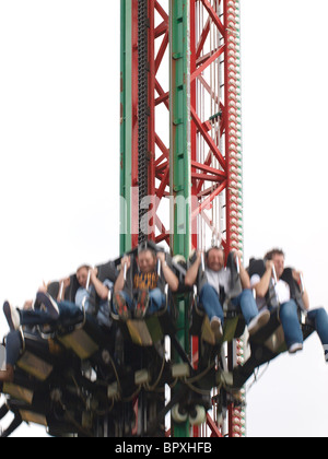 Reiten Sie im Themenpark, The West Midland Safari- und Freizeitpark, UK Stockfoto