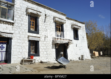 Solarheizung tibetischen Stil. Stockfoto