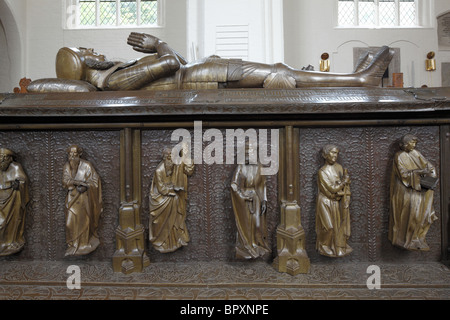 Grabmal der Herzogin Anna von Brandenburg Und Friedrich ich von Schleswig-Holstein-Gottorp in der Klosterkirche des Mai Augustiner-Chorherrenstif Stockfoto