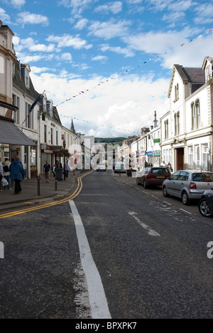 Argyll Street Dunoon Cowal Games Wochenende Schottland Stockfoto