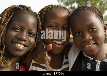 Mädchen, Oussouye, Casamance, Senegal Stockfoto