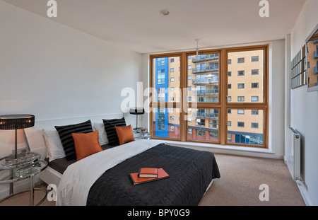 Watermans Platz Apartments - Getreidespeicher Wharf, Leeds Stockfoto