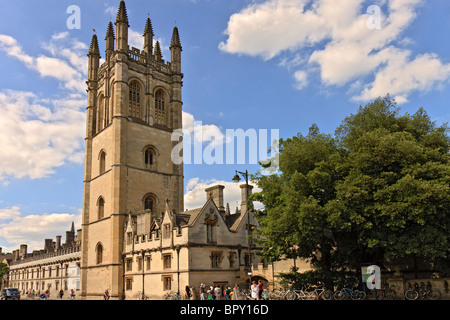 UK Oxford Magdalen College Great Tower Stockfoto