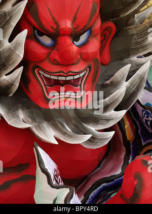 Nebuta Matsuri Sommerfest der riesigen hin-und Herbewegungen, Aomori City, Präfektur Aomori, Japan Stockfoto