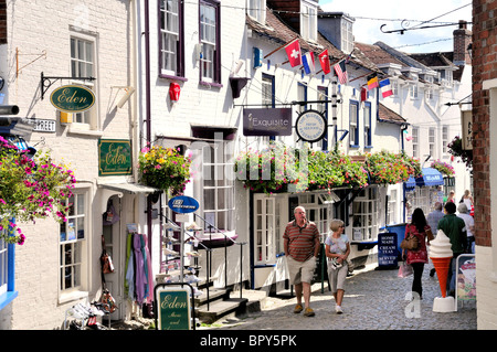 Quay Street Lymington Hampshire England UK Stockfoto