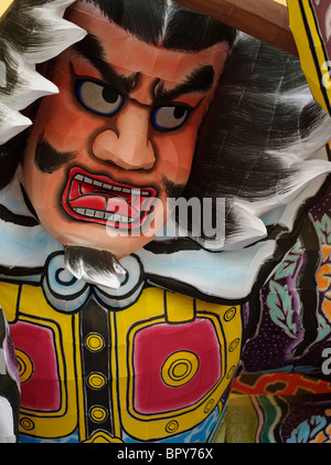 Nebuta Matsuri Sommerfest der riesigen hin-und Herbewegungen, Aomori City, Präfektur Aomori, Japan Stockfoto