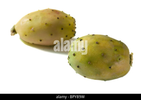 Stachelige Birne Kaktus Frucht Stockfoto