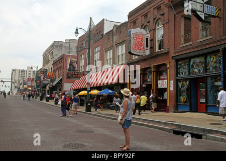 Beale Street, Memphis, Tennessee, USA Stockfoto