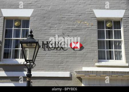 HSBC Bank auf der High Street in Rye, East Sussex, England. Stockfoto