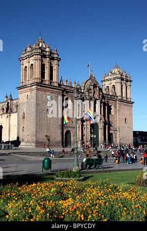 Kathedrale, Plaza de Armas, Cusco, Peru Stockfoto