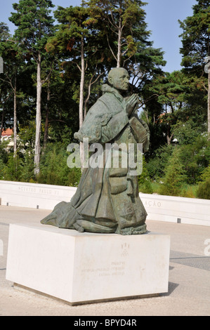 Statue, Papst Paul VI., Fatima, Portugal Stockfoto