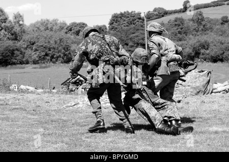 Soldaten der Waffen-SS SS in der Normandie 1944 Stockfoto