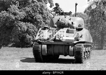 Sherman-Panzer der US-Armee in der Normandie 44 Stockfoto