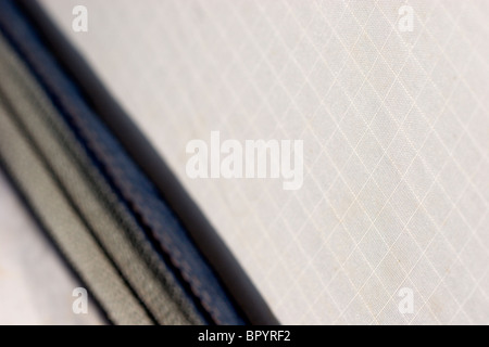 Detail der Zelthaut. Stockfoto