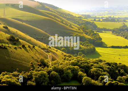 South Downs am Devils Dyke in der Nähe von Brighton, Sussex Stockfoto