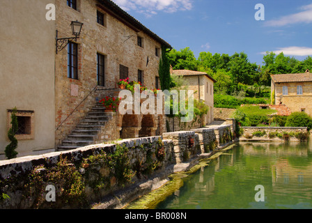 Bagno Vignoni 01 Stockfoto