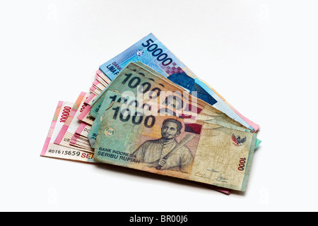 Indonesische Rupiah Stockfoto