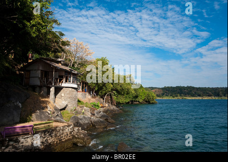 Mayoka Dorf am Lake Malawi, Nkhata Bay, Malawi Stockfoto