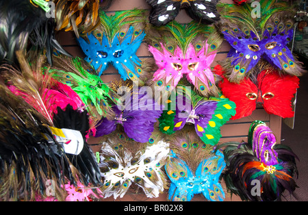 Karneval Masken in New Orleans, Louisiana, USA Stockfoto