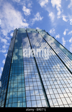 Blick hinauf in AT&T Tower in Minneapolis, Minnesota. Stockfoto