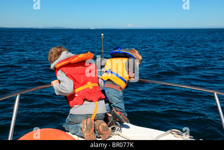 Bootfahren Stockfoto