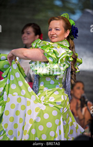 Flamenco-Tänzer Tunbridge Wells Mela Stockfoto