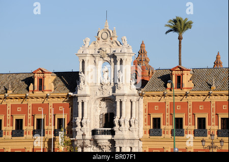 Sevilla Sevilla Palacio San Telmo Palast von San Telmo Barock Architektur Spanisch Spanien Stockfoto