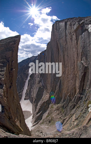 Der Diamant, Longs Peak, Rocky Mountain Nationalpark, Colorado Stockfoto