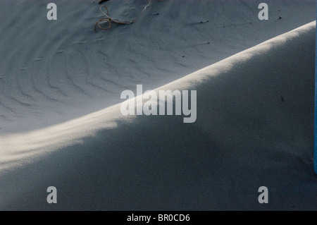 Detail-Foto der Sand am Strand von Los Osos, Kalifornien. (Abstract) Stockfoto