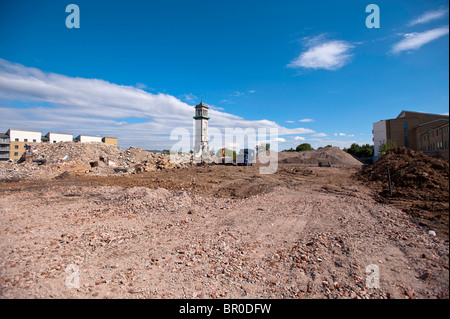 Uhrturm in Caledonian Park, Regeneration Bereich, N1, Islington, London, Vereinigtes Königreich Stockfoto