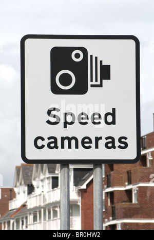 Geschwindigkeit Kamera Zeichen Stockfoto