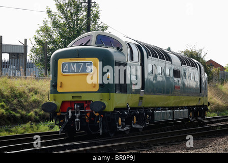 Alycidon deltic Diesellok am großen Hauptbahnhof Loughborough England uk Stockfoto