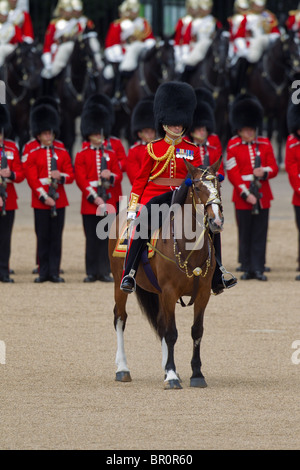 "Roly" Walker, Offizier, Kommandeur der Parade. "Trooping die Farbe" 2010 Stockfoto