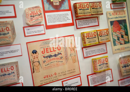 Jell-o Museum in LeRoy, New York. Stockfoto