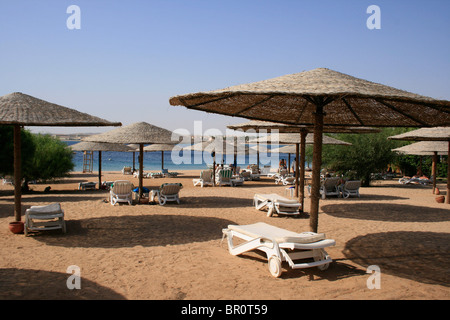 Der Strand von Makadi Bay, Ägypten Stockfoto