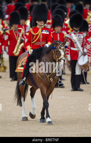 "Roly" Walker, Offizier, Kommandeur der Parade. "Trooping die Farbe" 2010 Stockfoto