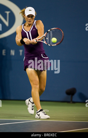 Samantha Stosur (AUS) im Wettbewerb bei der 2010 US Open Tennis Stockfoto