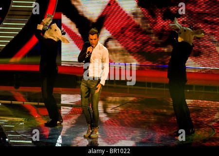 Marco Mengoni, X Factor 2010, Mailand, Italien Stockfoto