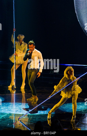 Marco Mengoni, X Factor 2010, Mailand, Italien Stockfoto