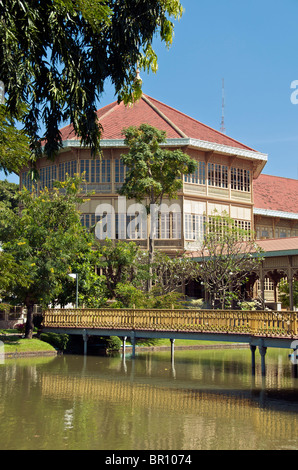 Vimanmek Teak Mansion Dusit Palace Park Bangkok Thailand Stockfoto