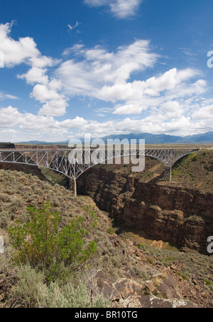 Rio Grande Gorge Bridge, Taos, New Mexico Stockfoto