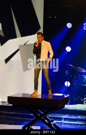 Marco Mengoni, X Factor 2010, Mailand, Italien Stockfoto