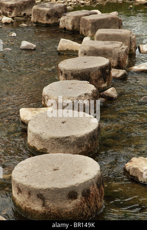 Trittsteine Stockfoto