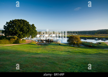 Beaulieu-Fluss und den Hafen auf dem Schilde schwer Hampshire UK Stockfoto