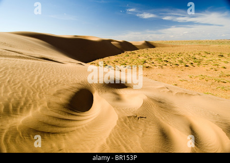 Moltzog Els, Sanddünen, Wüste Gobi, Mongolei Stockfoto