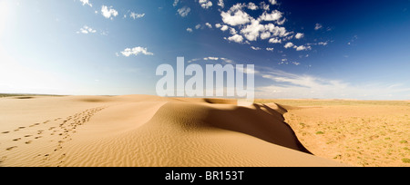 Moltzog Els, Sanddünen, Wüste Gobi, Mongolei Stockfoto