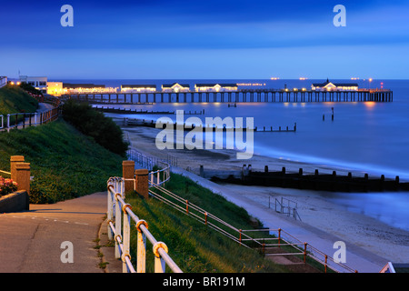 Southwold in der Abenddämmerung Stockfoto
