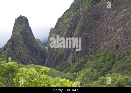 IAO Nadel in Maui, Hawaii, USA Stockfoto